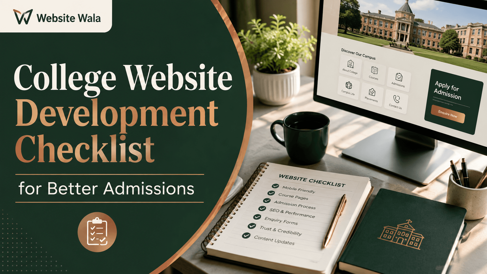 College Website Development Checklist for Better Admissions