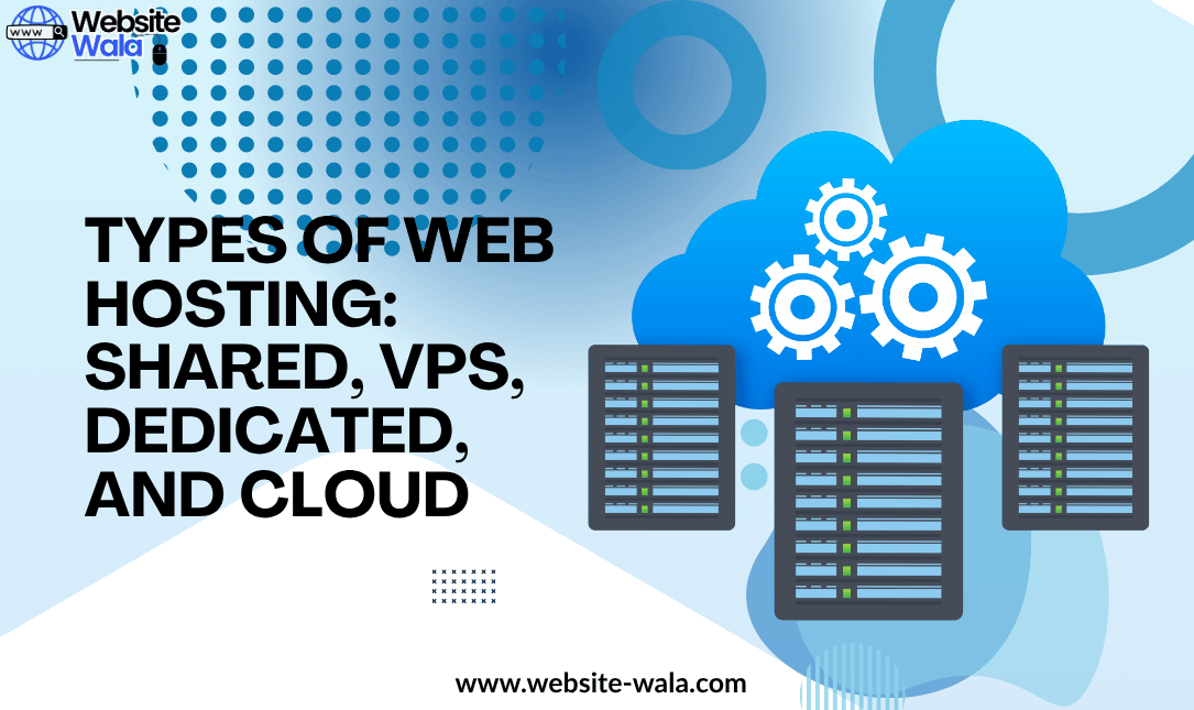 Types of Web Hosting: Shared, VPS, Dedicated, and Cloud
